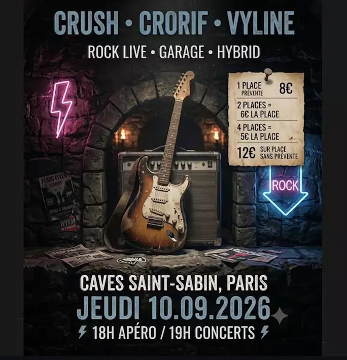 concert vyline Caves Saint-Sabin à Paris 